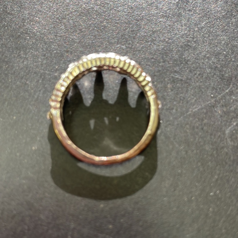 Silvertone Crown Ring - Picture 5 of 5